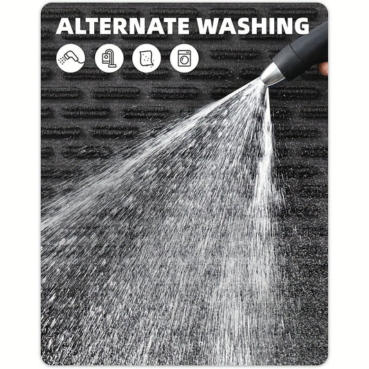 1pc, Non Slip Absorbent Front Door Mat, Dirt Resistant Welcome Door Mat Low Profile Entryway Mat For Inside House Entry, Patio, Garage, Perfect For Home Decoration, Christmas, Thanksgiving, Mother'S Day, Juneteenth